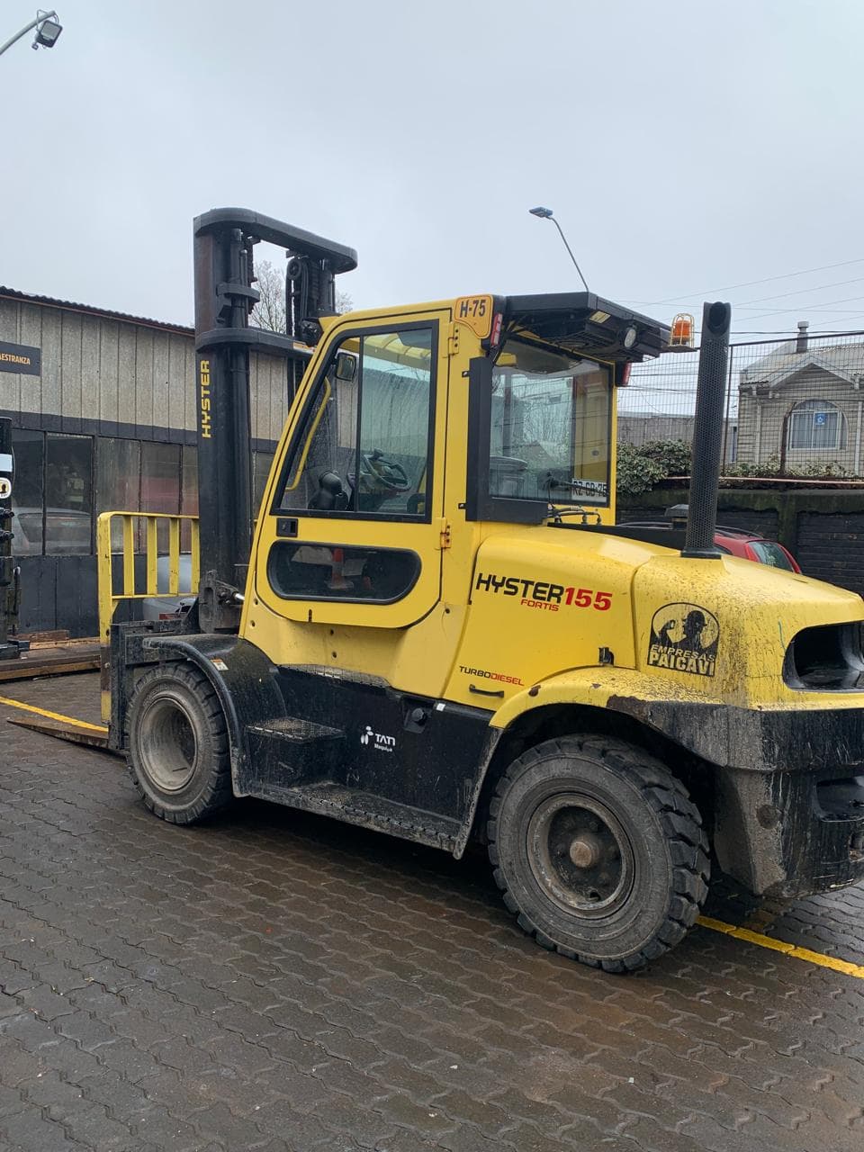 Hyster H155FT - Grúa horquilla Hyster 7 Toneladas